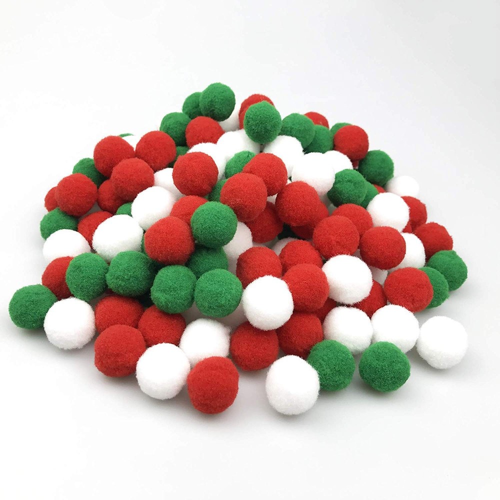 150 PCS Multicolor Pom Poms for Arts DIY Crafts Party Garland Decorations