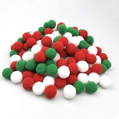 150 PCS Multicolor Pom Poms for Arts DIY Crafts Party Garland Decorations