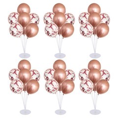 6 Set Balloon Stand Kit for Table Centerpieces With Balloon and Base Party De…