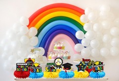 9 PCS 5th Grade Graduation Honeycomb Centerpieces Party Decorations 2025