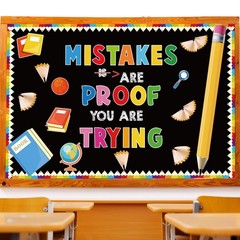 Back To School Bulletin Board Decorations Set Pencil Book Cutouts Classroom