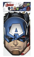 Avengers Masks 8 Birthday Party masks HULK Captain Marvel Black Panther America