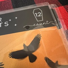 12 Count Paper Crows Halloween Wall Decorations 4 Different Sizes Included 3D