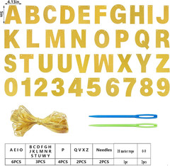 DIY Banner Kit with Letters Glitter Banner Letters Customizable Birthday Banners