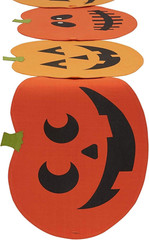 Halloween Party Tabletop Decor, Reusable & Machine Washable Cotton Fabric, Table
