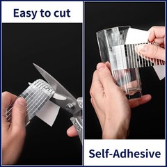 4720 Pcs Self-Adhesive Mirror Glass Mosaic Tiles Decorative Craft Wall Stickers