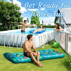 Best Pool Floats Lounger, 2 PCS 72»x35» Ultra-Comfort Rafts for Adults with