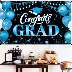 XtraLarge Congrats Grad Banner – 72×44 Inch, Congratulations Backdrop | Graduati
