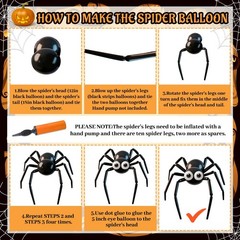 Halloween Balloons Garland Arch Kit for Decorations Party Supplies