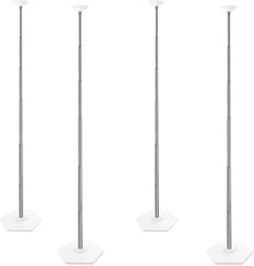 Telescoping Balloon Stand Set of 4, 1.5Ft to 7Ft Free Adjustable Metal Balloon C