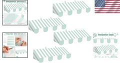 Classic Striped Carnival Awning Set – 4 Pcs for Fun Themed Events & Classrooms