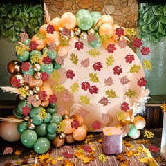 200 PCS Fall Leaves Confetti for Thanksgiving Baby Shower Birthday Party