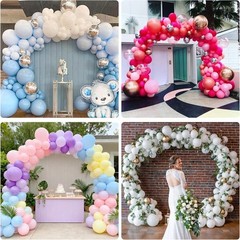 Balloon Arch Kit with Electric Pump – 10Ft Adjustable Stand for Parties Events