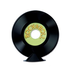 Beistle Customizable Plastic Record Centerpiece – Music | Party Supply