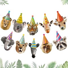 Safari Animals Happy Birthday Banner Wild Animal Banners Party Jungle