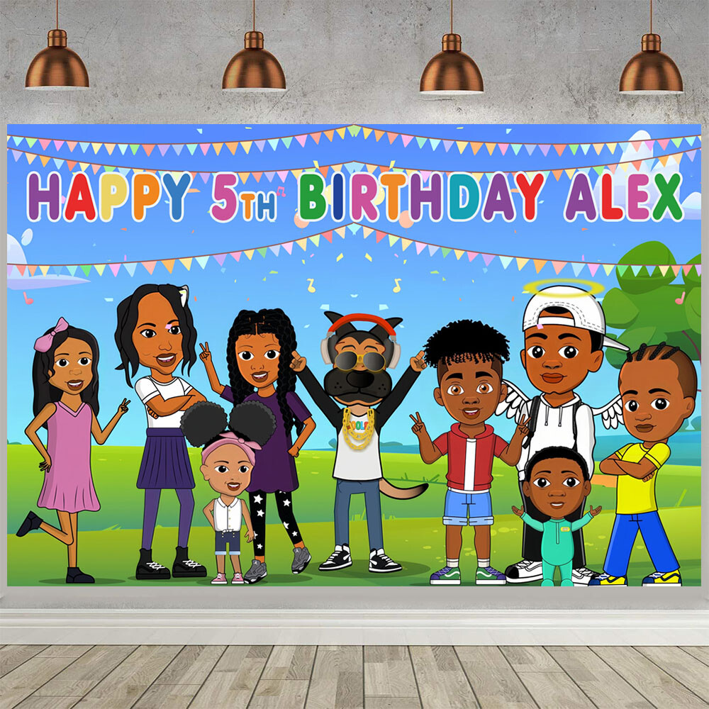 Jools TV Personalised Custom Banner Backdrop Party Decor Birthday Gift 5x3ft