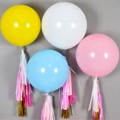 18 Inch Big Balloons Assorted Large Latex Balloon, 24Pcs Giant Heavy Duty Balloo