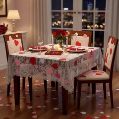 120 Pcs Heart Paper Cutouts Assorted Size Red Rose Pink White Valentines