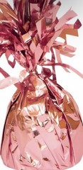 Pink Foil Balloon Weight (4.5″ x 2.25″) 1 Count