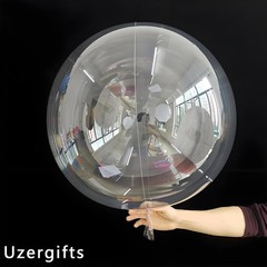 Bobo Balloons 25 Packs, 24 Inch Helium Style Transparent Bubble Bobo Balloons…