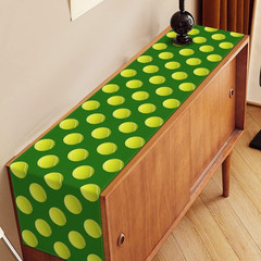 Tennis Ball Table Runner Sports Themed Event Birthday Party Decoration Home Dini