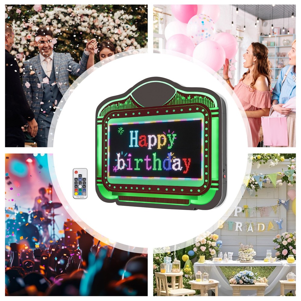 LED Letter Presenter Displayer Display Sign For Birthday Wedding Programmable