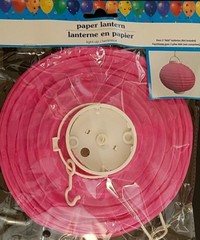 Baby Shower LED Paper Lanterns 10” Round 1 Lantern/Pk, Select: Color