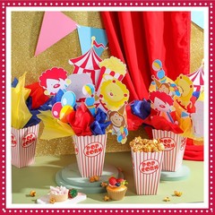 6 Sets Circus Carnival Party Centerpieces Decorations Circus Theme Table Topp…