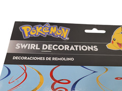 Pokemon Swirl Decorations Birthday Party Pikachu Pichu Meowth Litten – New
