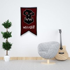ORKS BANNER FLAG MAN CAVE BED ROOM HOME OFFICE PARTY DECOR 30X50 INCH RED