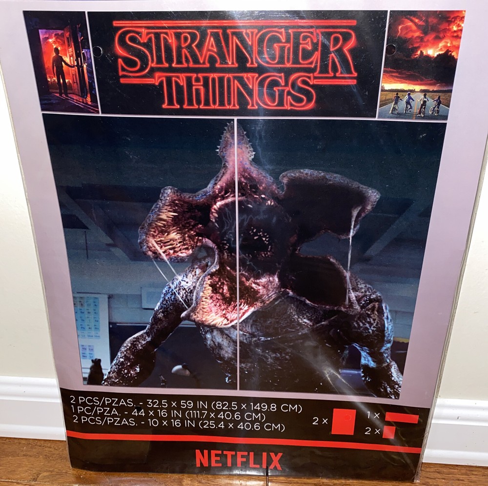 Stranger Things Demogorgon Scene Setter Party Wall Decoration Hawkins Netflix