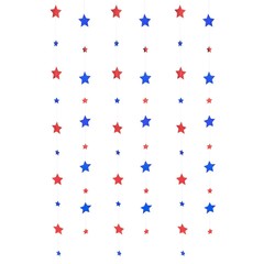 Patriotic Strings of Stars Hanging Decorations 7 Ft – 12 Pc