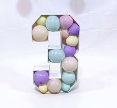 4 FT Marquee Mosaic Numbers for Balloons New Year Anniversary birthday Decor