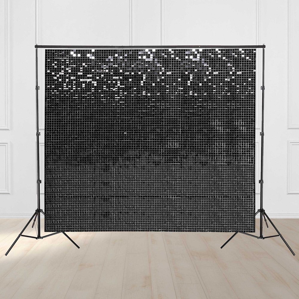 8.5×10 FT Shimmer Wall Backdrop with Stand 72 Pcs Panels Decor for Wedding Party