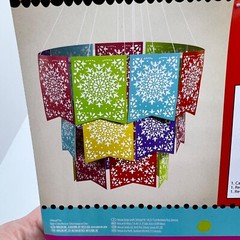 Cinco de Mayo Del Sol Paper Flag Chandelier 1 Piece Decorations Fiesta Festive