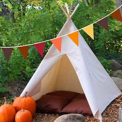 32FT FALL TRIANGLE FLAG BANNER PENNANT GARLAND THANKSGIVING 36PCS
