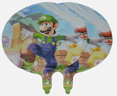 9PCS Mario Video Game Themed Mylar Balloons Foil Kids Birthday Party Decorations