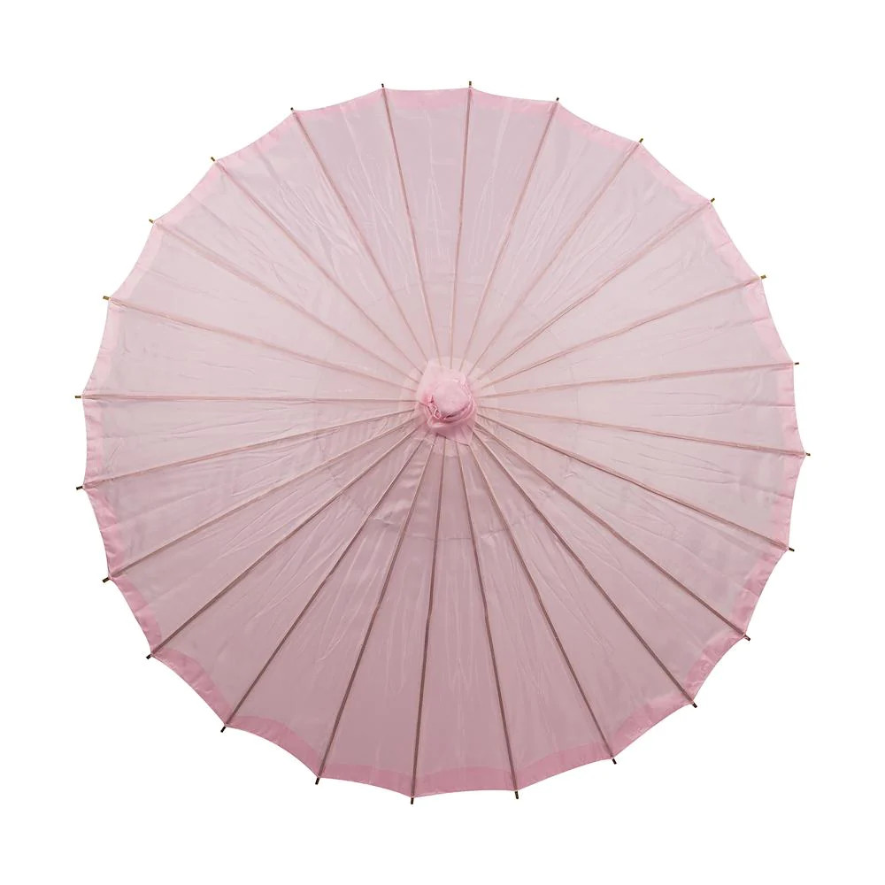 32″ Pink Parasol Umbrella, Premium Nylon with Elegant Handle