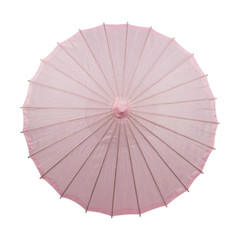 32″ Pink Parasol Umbrella, Premium Nylon with Elegant Handle