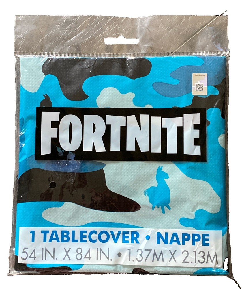 Fortnite Tablecover Plastic Tablecloth Table Cover Video Game Party 54″ x 84″