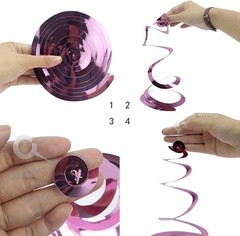 30 Pcs 60th Birthday Anniversary Silver Party Swirl Decorations Ceiling Swirls