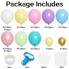 16 Set Daisy Flower Balloons DIY Kit Boho Macaron Pastel Daisy Latex Balloon …