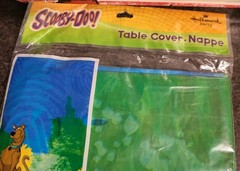 Vintage Scooby-Doo Party Decoration Lots Sealed 1990s Table Cloth, Napkins +++