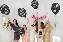 Funny Abusive Balloons | Fun Decoration for Adult Birthday Party (16 Pack)