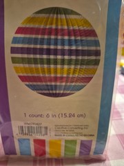 creative converting paper lantern 6 in multicolor Hanging Ball (No Light)
