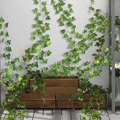 CQURE 12 Pack 84Ft Artificial Ivy Garland, Fake Vines UV Light Green