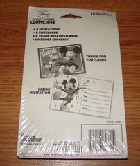 DesignWare Disney MICKEY MOUSE CLUBHOUSE – 56 Loot Bags, 16 Invitations
