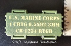 Customizable Marine Corps Tactical Ration Box – 3D Printed Box w/ Crayons