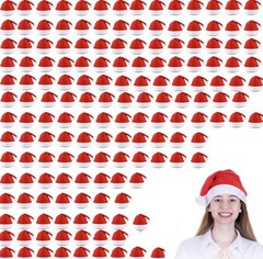 Bulk Santa Hats Bulk for Adults,Christmas Hats – Set Of 100