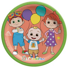 Cocomelon Birthday Party Wall Decorations AddAge Banner Plates Balloons BackDrop